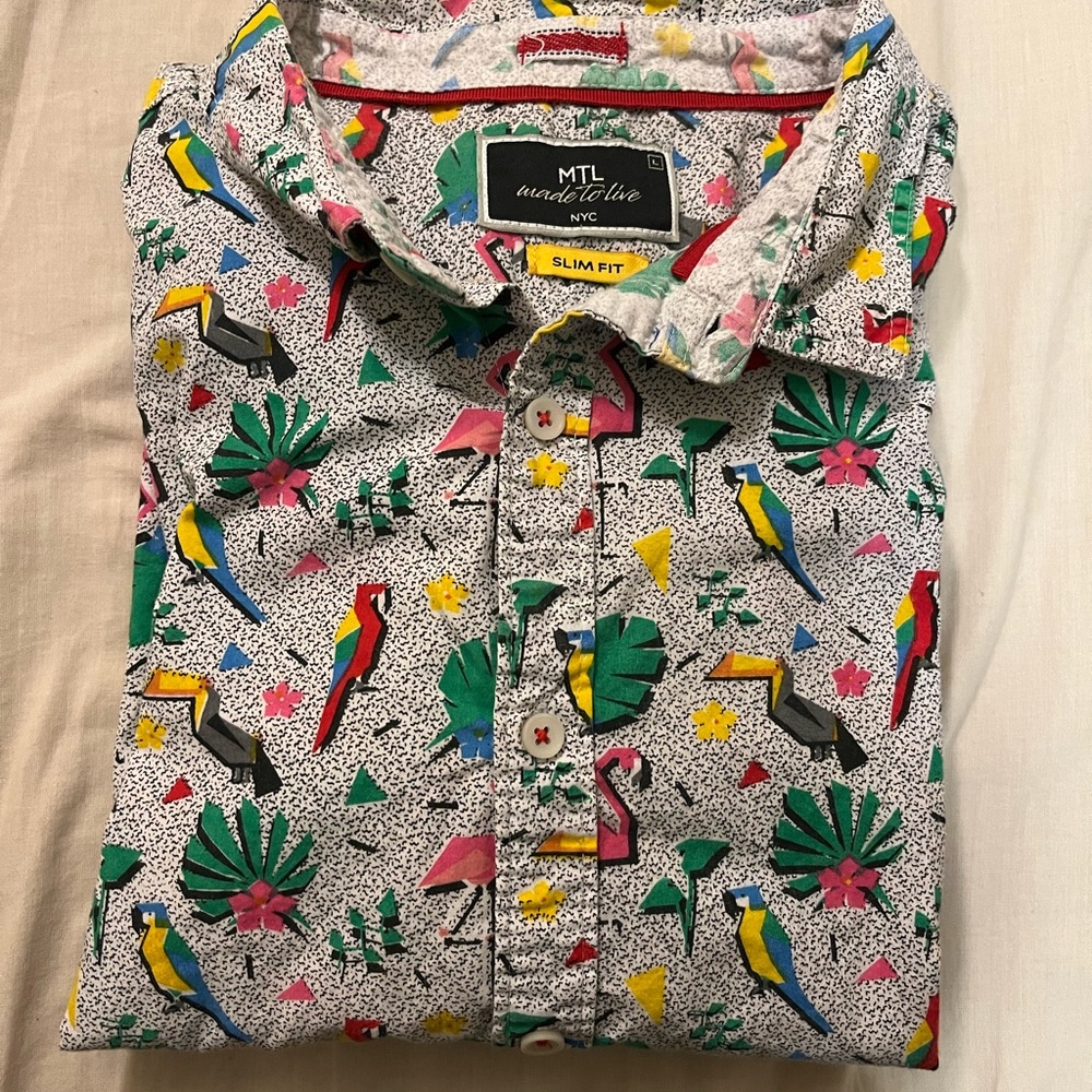 Made to Live Summer Button shirt